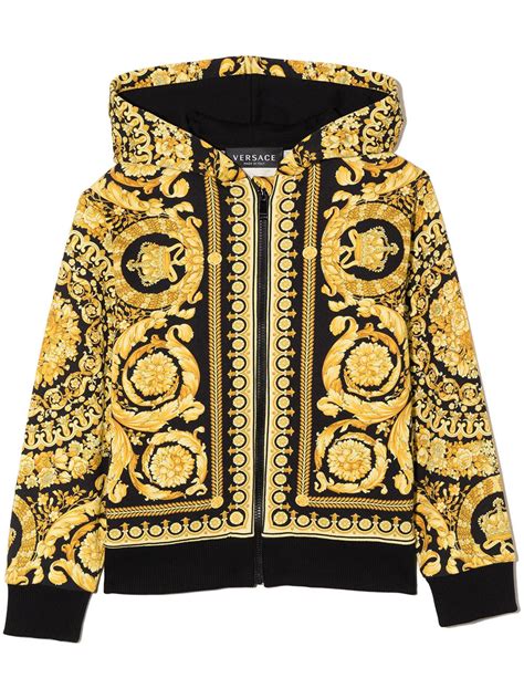 atelier versace hoodie|Versace zip up hoodie.